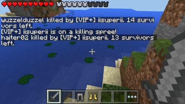 Minecraft PE: Lifeboat Survival Games #2 "1st Deathmatch Win!" смотреть онлайн