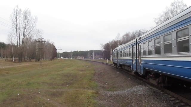 Дизель-поезд ДР1А-147 (ТЧ-8 Гомель БЧ). смотреть онлайн