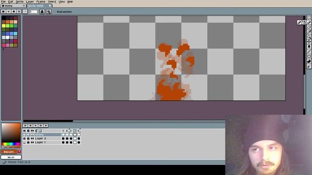 Как сделать анимацию огня Pixelart
