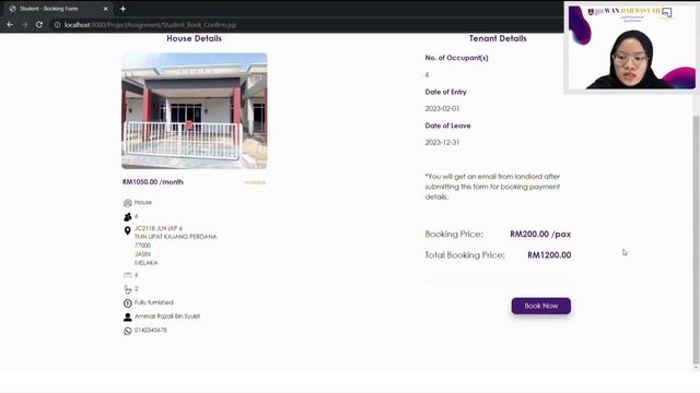 CSC584 | UITM JASIN JPNR HOUSE BOOKING SYSTEM USING ECLIPSE (JSP, JAVA & PHPMYADMIN) смотреть онлайн