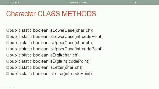 Wrapper Classes in Java | #55 | Few More Methods of the Character Wrapper Class смотреть онлайн