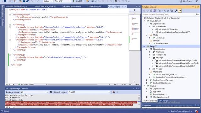 WPF Entity framework mvvm Core Project Step by Step смотреть онлайн
