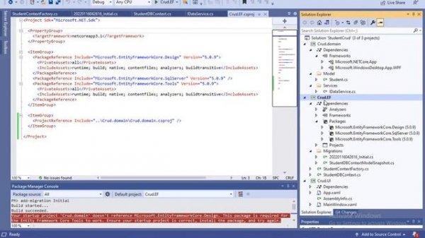 WPF Entity framework  mvvm Core Project Step by Step