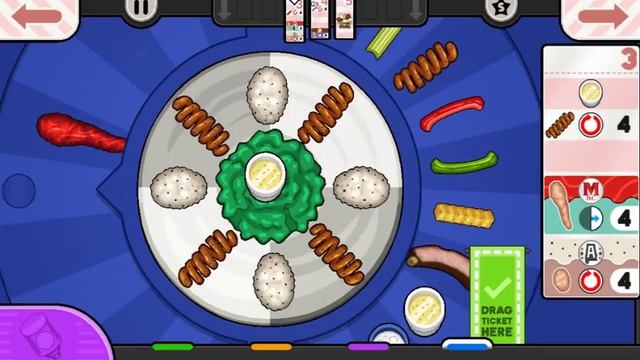 Papa's Wingeria To Go! - All Starlight BBQ Toppings Unlocked смотреть онлайн