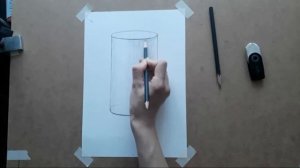 Рисование простыми карандашами. Цилиндр. Часть 2: штриховка.