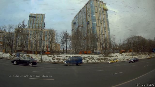 Троллейбус 7 "Калужская площадь" - "метро Парк Победы" // 2016 смотреть онлайн