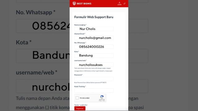 Tutorial Daftar Web Support Bestbisnis.com | BEST Tutorial смотреть онлайн