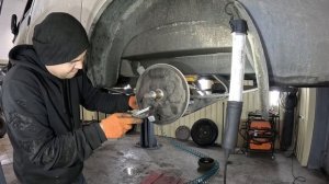 Ford Transit Колодки ручника и ручник !!!