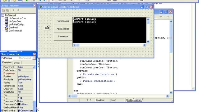 Comunicação serial basica de Delphi com Arduino usando ComPort смотреть онлайн