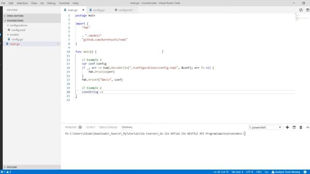 Golang ile TOML : TOML Dosyası ile Çalışmak смотреть онлайн
