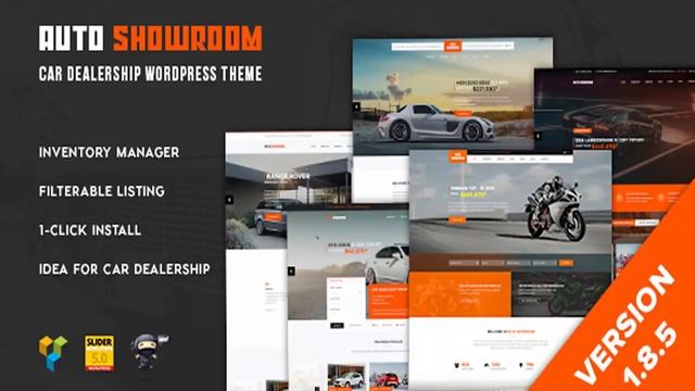 Auto Showroom Car Dealership WordPress Theme Themeforest Website Templates and Themes смотреть онлайн
