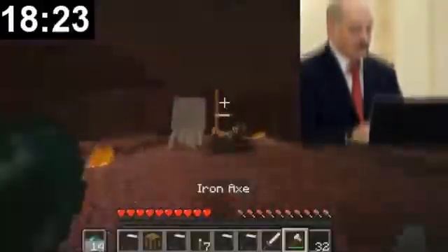 Лукашенко играет в minecraft смотреть онлайн
