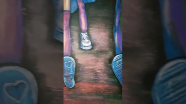 я рисую белым мелом пропаганда современного искусства #starkristyart смотреть онлайн