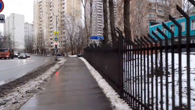 Москва 3481 Кастанаевская улица, ЖК Shome (Шом) зима день