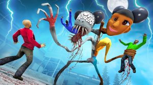 АМАНДОГОЛОВАЯ ОХОТИТСЯ НА НАС! ОПАСНЫЙ SCP ПРОТИВ ЛЮДЕЙ! ВЫЖИТЬ В ЛЕСУ В Garry`s Mod