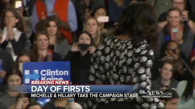 Michelle Obama Joins Hillary Clinton on the Campaign Trail смотреть онлайн