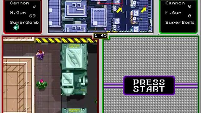 SEGA arcade Crack Down in game video, stage 1 смотреть онлайн