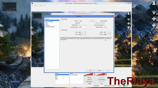 Open Broadcaster Software NVIDIA NVENC смотреть онлайн