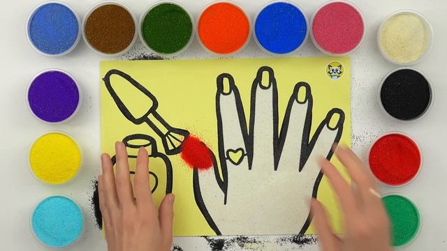 Sand painting nail polish смотреть онлайн