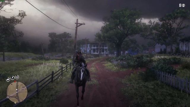 Во время грозы Артуру ломит спину (Arthur, RDR2)