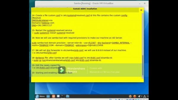 Linux Fedora Samba Active Directory Domain Controller Configuration and Installation