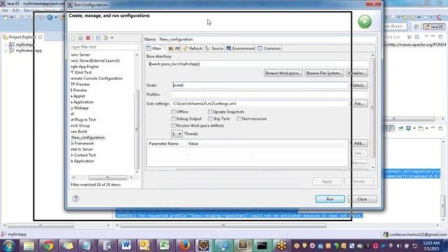 Maven with Java Web project Packaging war смотреть онлайн