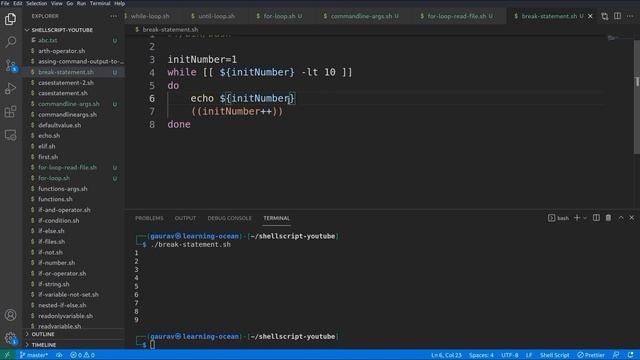 Shell Script tutorials - 42 - Break Statement in Shell script - Break in Shellscript - Break Loop смотреть онлайн