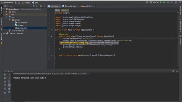 Java programing - Problem Arabic text / font in JavaFX ? смотреть онлайн