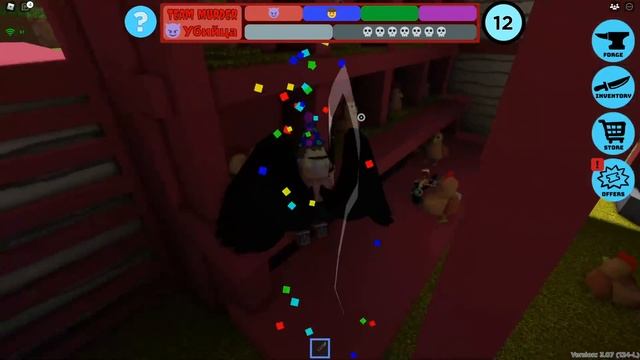 СЕКРЕТНАЯ РОЛЬ ТРОЙНОГО СЫЩИКА! Roblox Murder Party смотреть онлайн