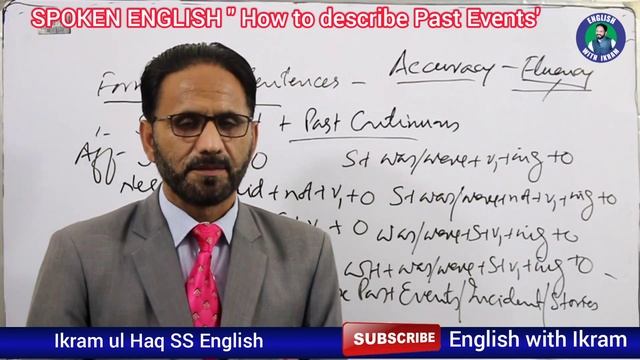 HOW TO DESCRIBE PAST EVENTS IN ENGLISH | SPOKEN ENGLISH | ACCURACY/ FLUENCY смотреть онлайн