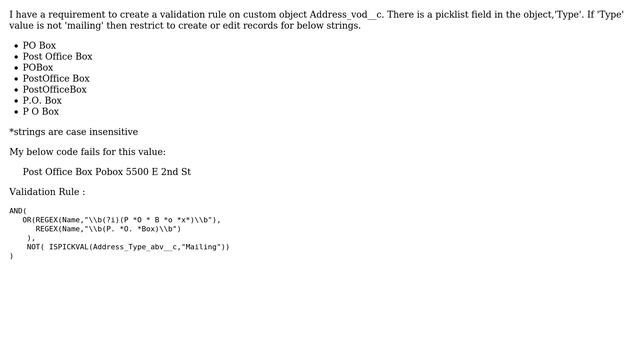 Salesforce: REGEX Pattern for "PO BOX" (2 Solutions!!) смотреть онлайн