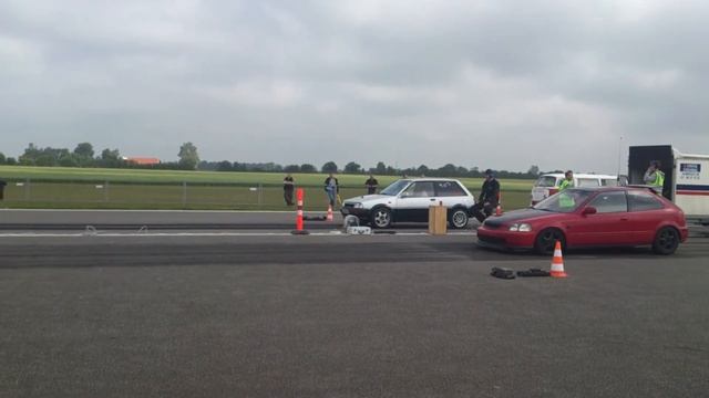 Toyota Starlet 1.5  Turbo FWD  Holeby VS Honda Civic