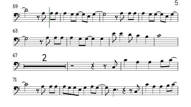 Kumot At Unan Cello Trombone Sheet Music Backing Track Play Along Partitura смотреть онлайн