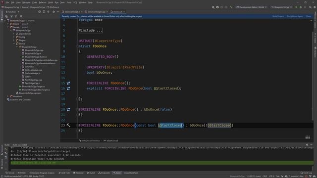 UE5 - Blueprints to C++ - The DoOnce Node смотреть онлайн