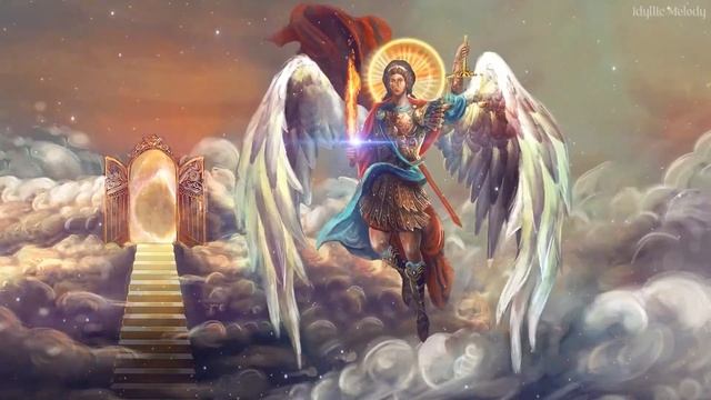 Archangel Michael Clearing All Dark Energy From Your Aura With Alpha Waves, Archangel Healing Music