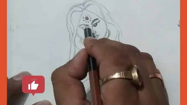 How to draw a bangali woman sketch | woman face drawing | face sketch |bangali@diamondvideosajeet смотреть онлайн