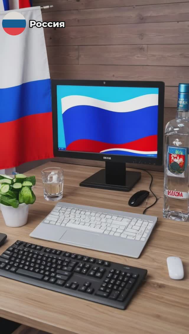 Компьютерный стол жителя страны по мнению нейросети смотреть онлайн