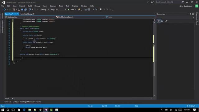 How to make a slot machine in 15 minutes in C#(with explanation) смотреть онлайн