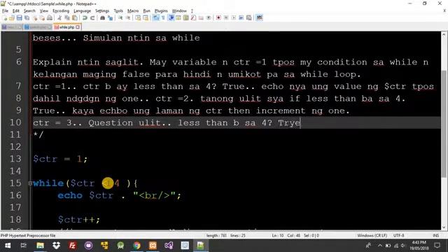 Basic PHP while loop смотреть онлайн