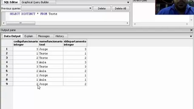 SQL comando distintc Order by смотреть онлайн