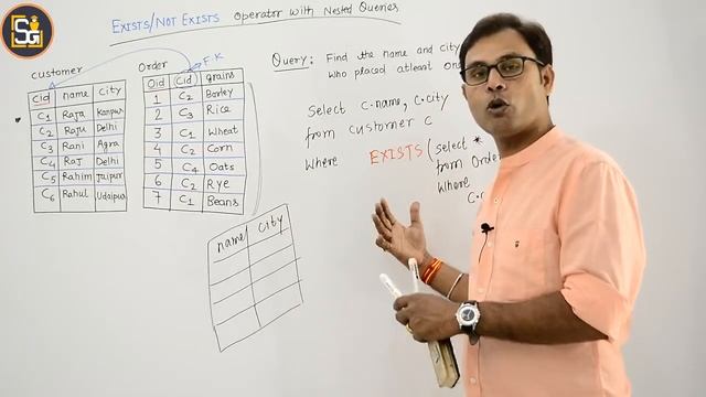 Lec-46 | What is EXISTS operator | What is NOT EXISTS operator | EXISTS with Nested query Part-1 смотреть онлайн