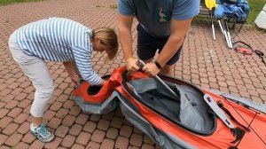 Сборка и разборка байдарки Хатанга 2 Travel