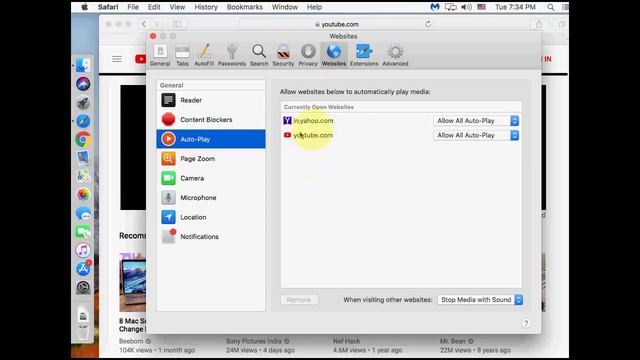 How to Disable Auto-Play for All Websites in Safar Mac смотреть онлайн