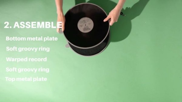 How to use the Vinyl Flat Record Flattener