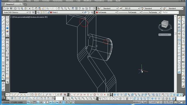 Tutorial de Autocad -12 - Suporte Articulável смотреть онлайн