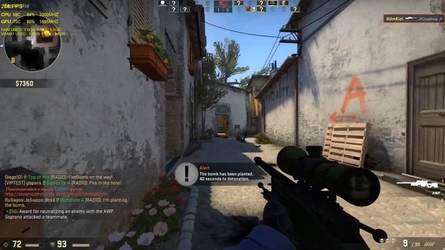 CS GO | GTX 1050 Ti ➤ I5 7400 ➤ 8GB DDR4 ➤ BENCHMARK /1080p/60FPS смотреть онлайн