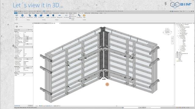 BIM²form Wall: Manual - Alignment Rail Bolting (MEVA) | BIM² смотреть онлайн