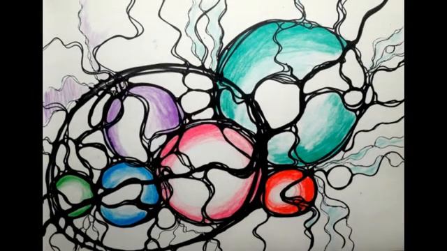 Спирали. Символ вечности, изменений, движения...Нейрографика. смотреть онлайн