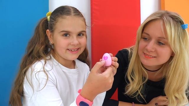 Распаковка Хетчималс - Открываем яйца с сюрпризом - Видео для девочек. смотреть онлайн