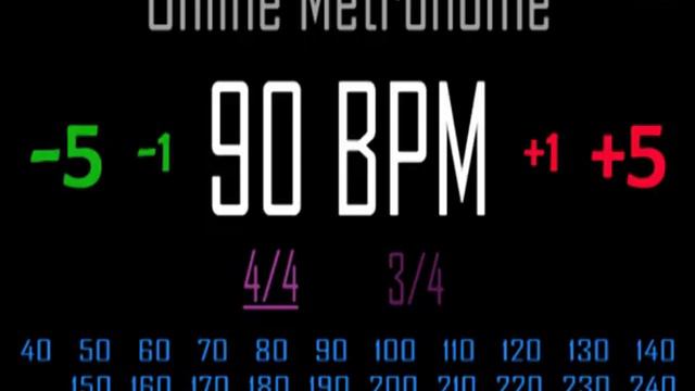Metronomo Online - Online Metronome - 90 BPM 4/4 смотреть онлайн